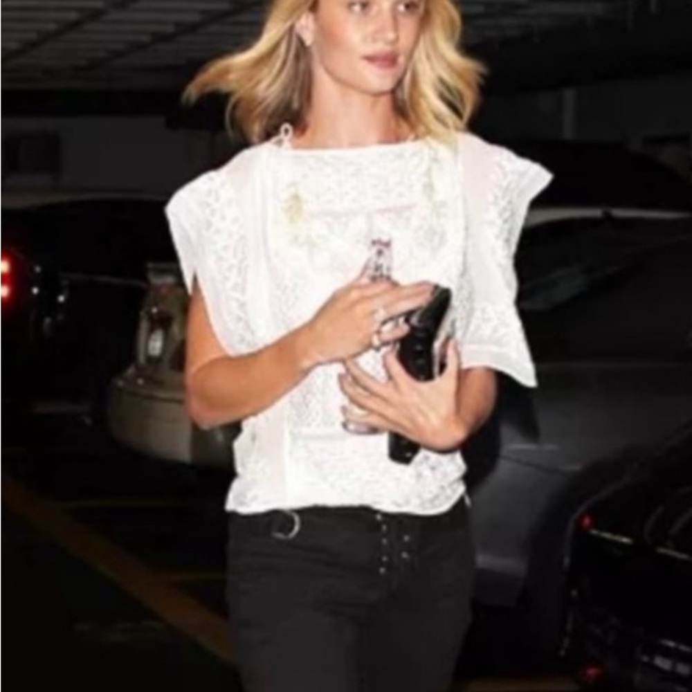 Isabel Marant Etoile nwt Chic White Lace Blouse